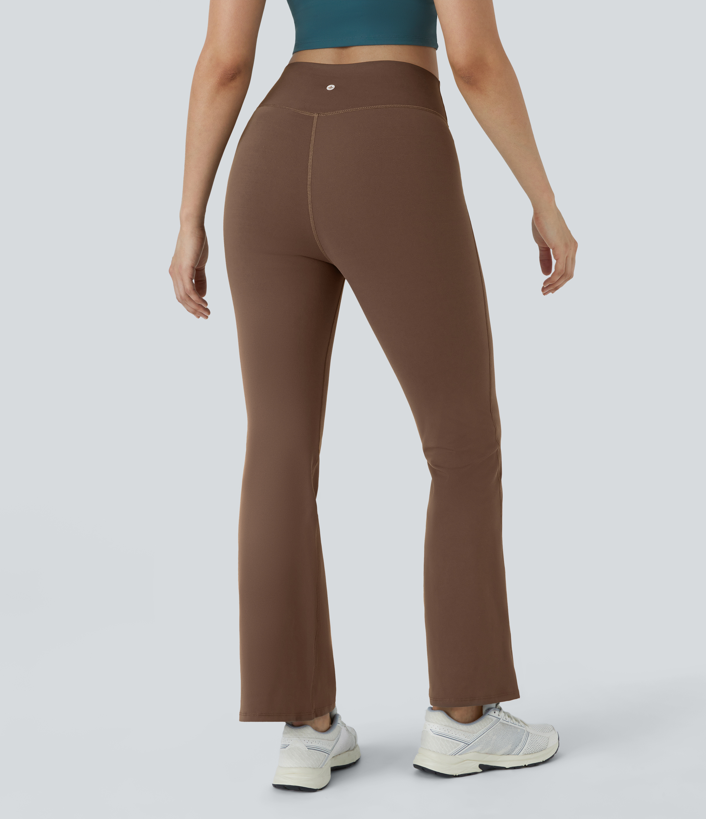 DayStretch High Waisted Crossover Flare Yoga Leggings
