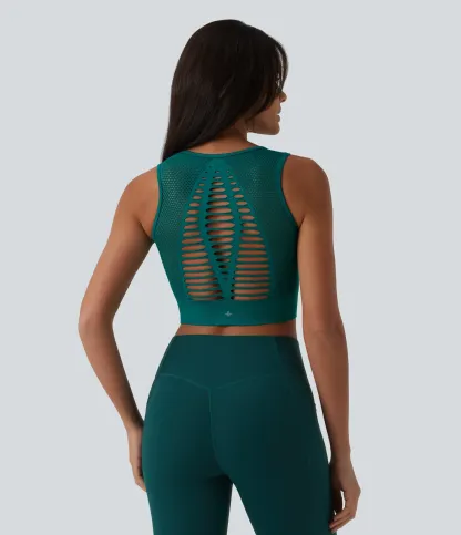 OneForm Seamless Smooth Opening Built-in Bra Yoga Vest