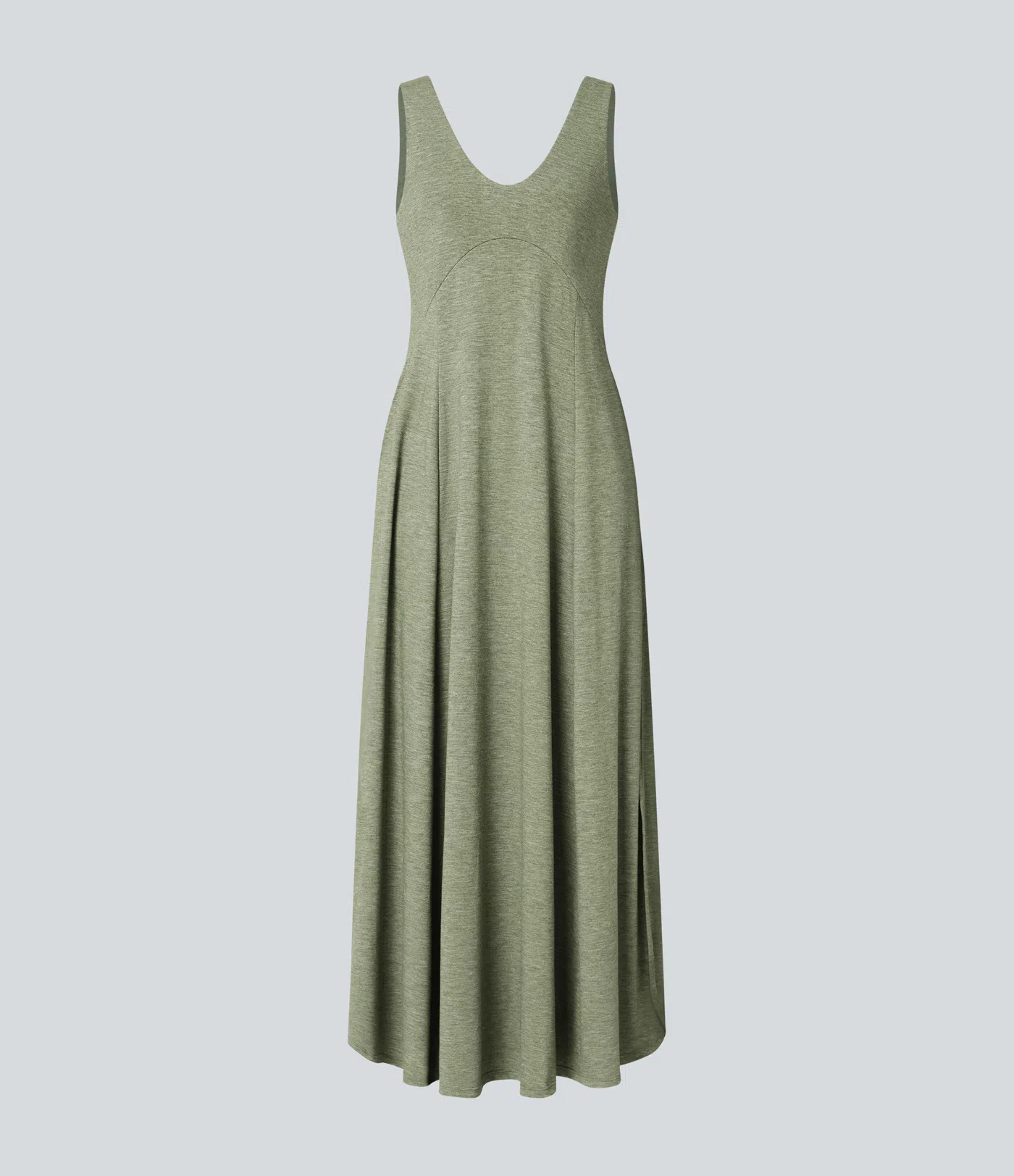 U-Neck Elegant Long Casual Sling Dress