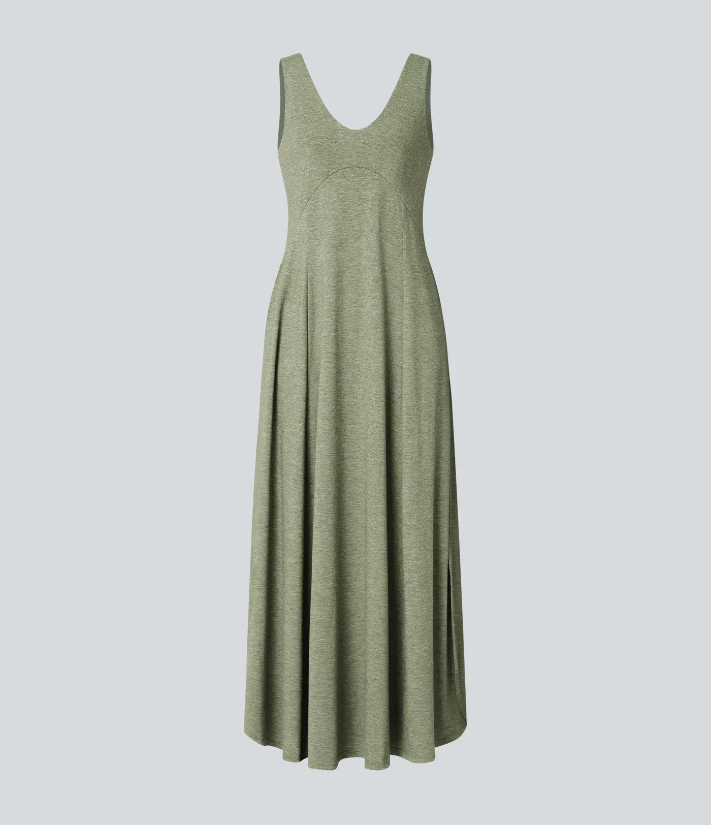U-Neck Elegant Long Casual Sling Dress