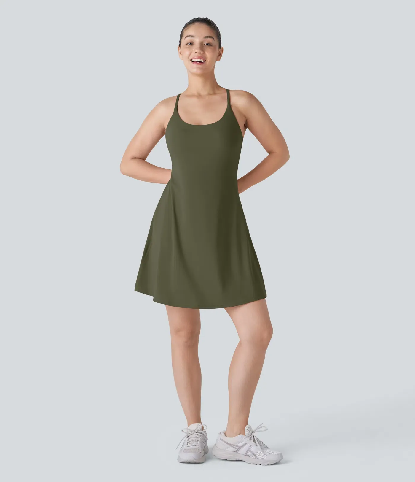 Backless Extended Plush Sports Dress-easy To Wear And Take Off Version