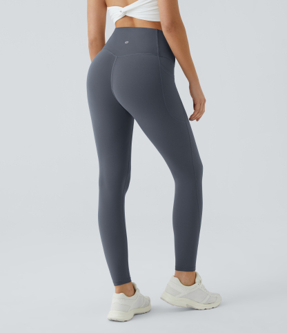 High Waisted Tummy Control Pocket Shaping Training Leggings