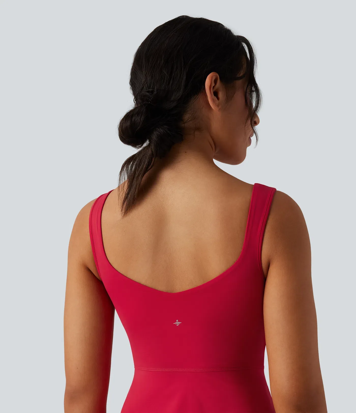 Breathable 2-in -1 Cool-Touch Mini Tennis Sport Dress With Pockets-Easy To Wear And Take-off Version-UPF50