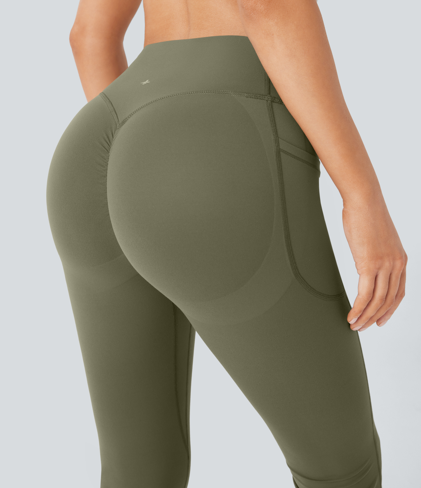 High Waisted Scrunch Butt Lifting Tummy Control Pocket Shaping Yoga Bootcut Leggings