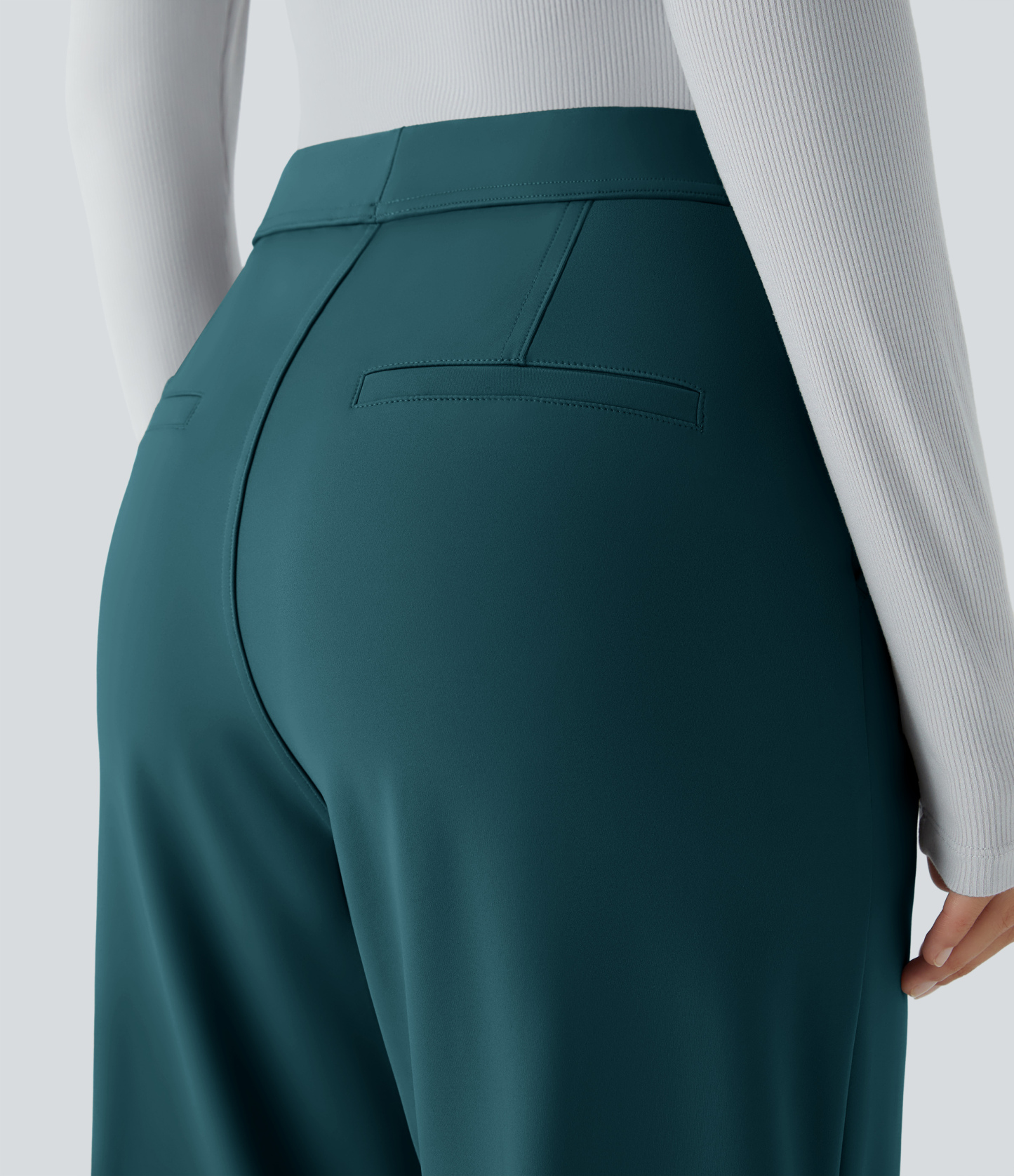 DayStretch High Waisted Pocket Work Flare Pants