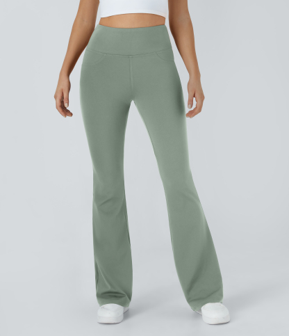 High Waisted Pocket Flare Yoga Leggings