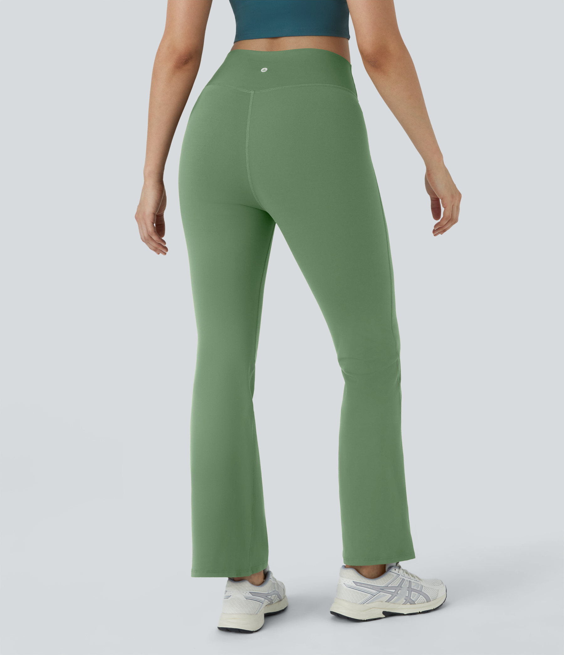DayStretch High Waisted Crossover Flare Yoga Leggings