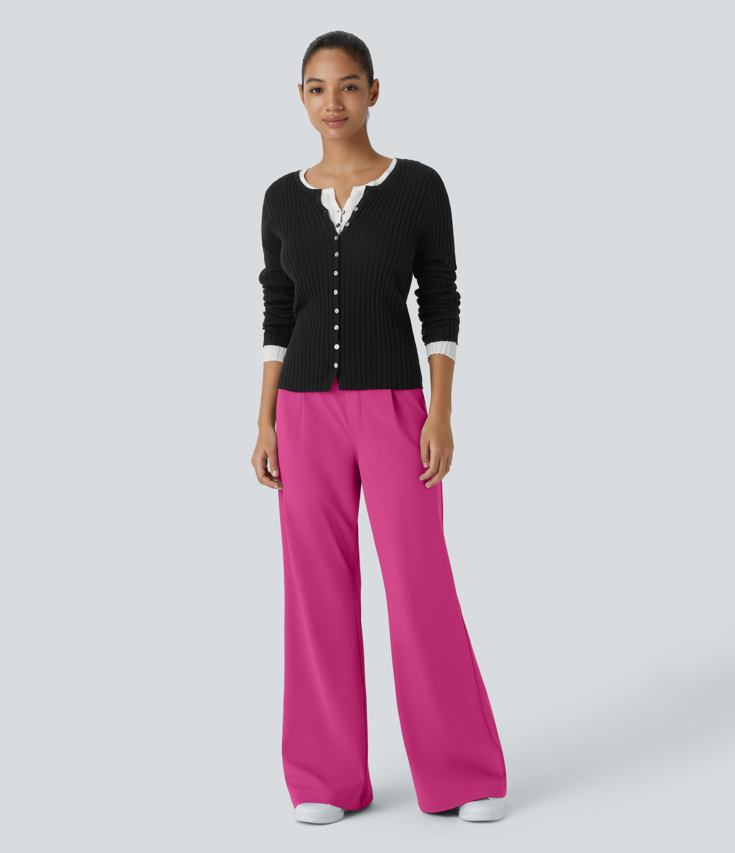 DayStretch High Waisted Pocket Work Flare Pants