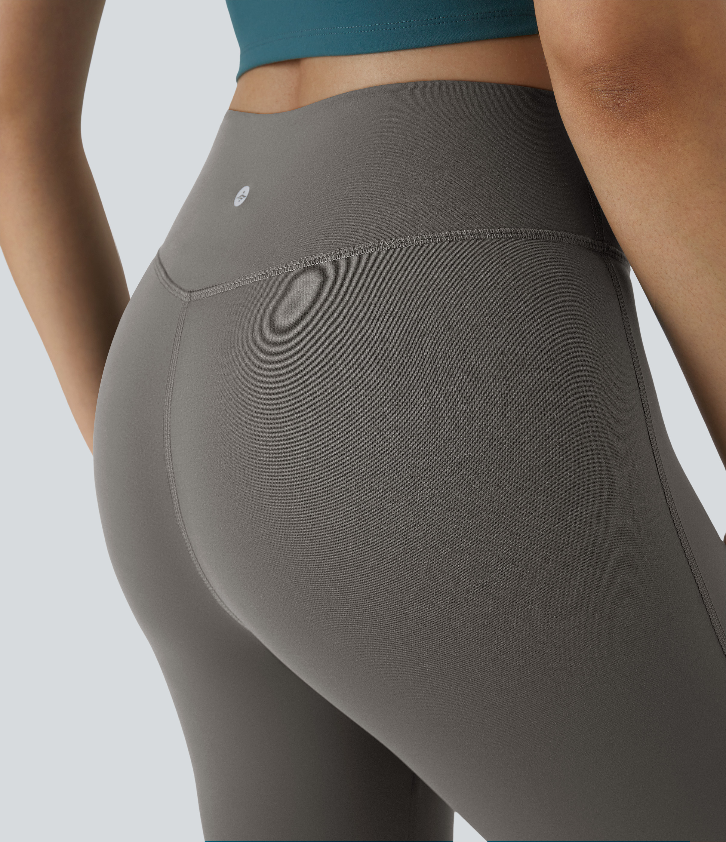 DayStretch High Waisted Crossover Flare Yoga Leggings