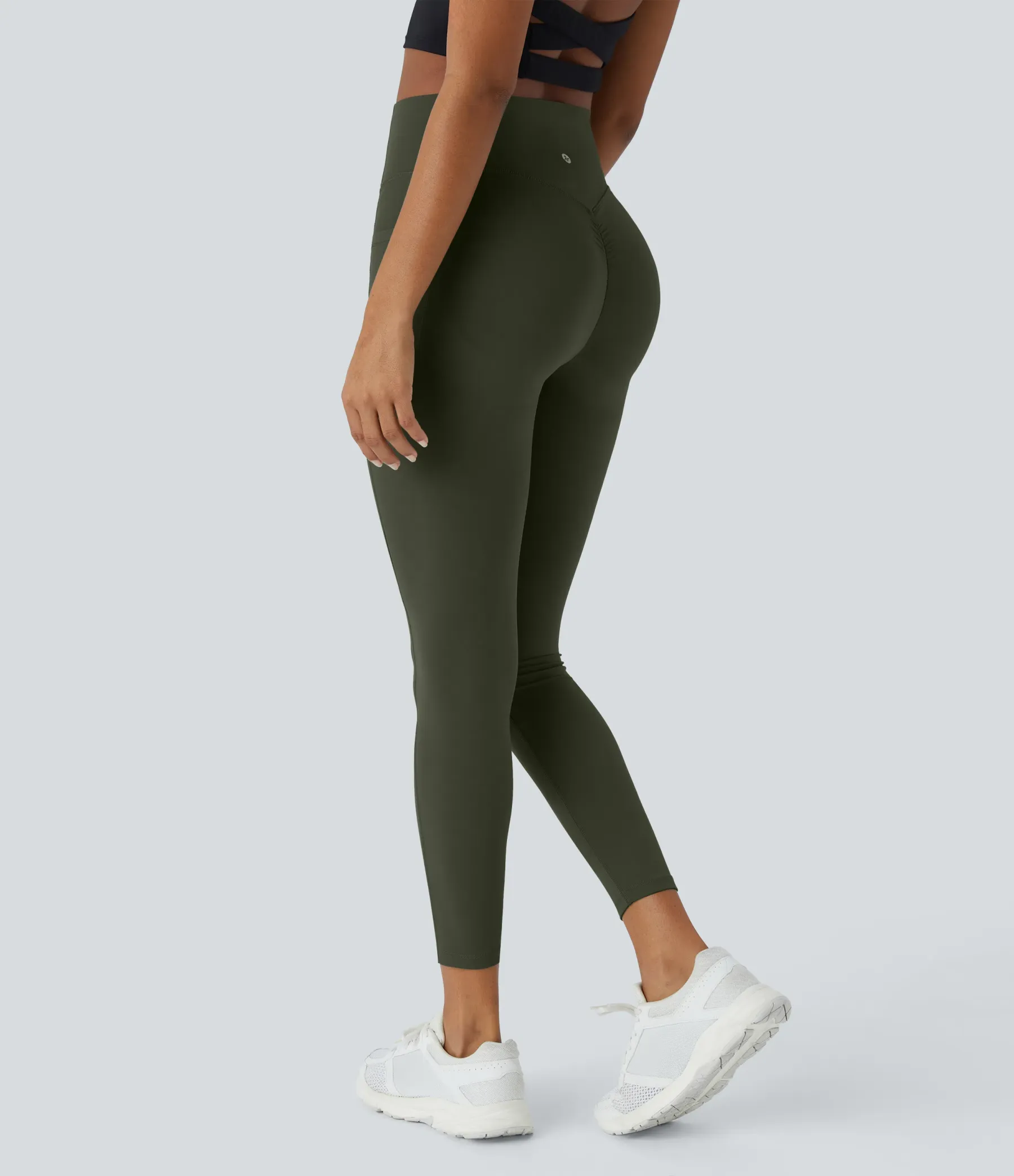 High Waisted Scrunch Butt Lifting Tummy Control Pocket Shaping Training Leggings