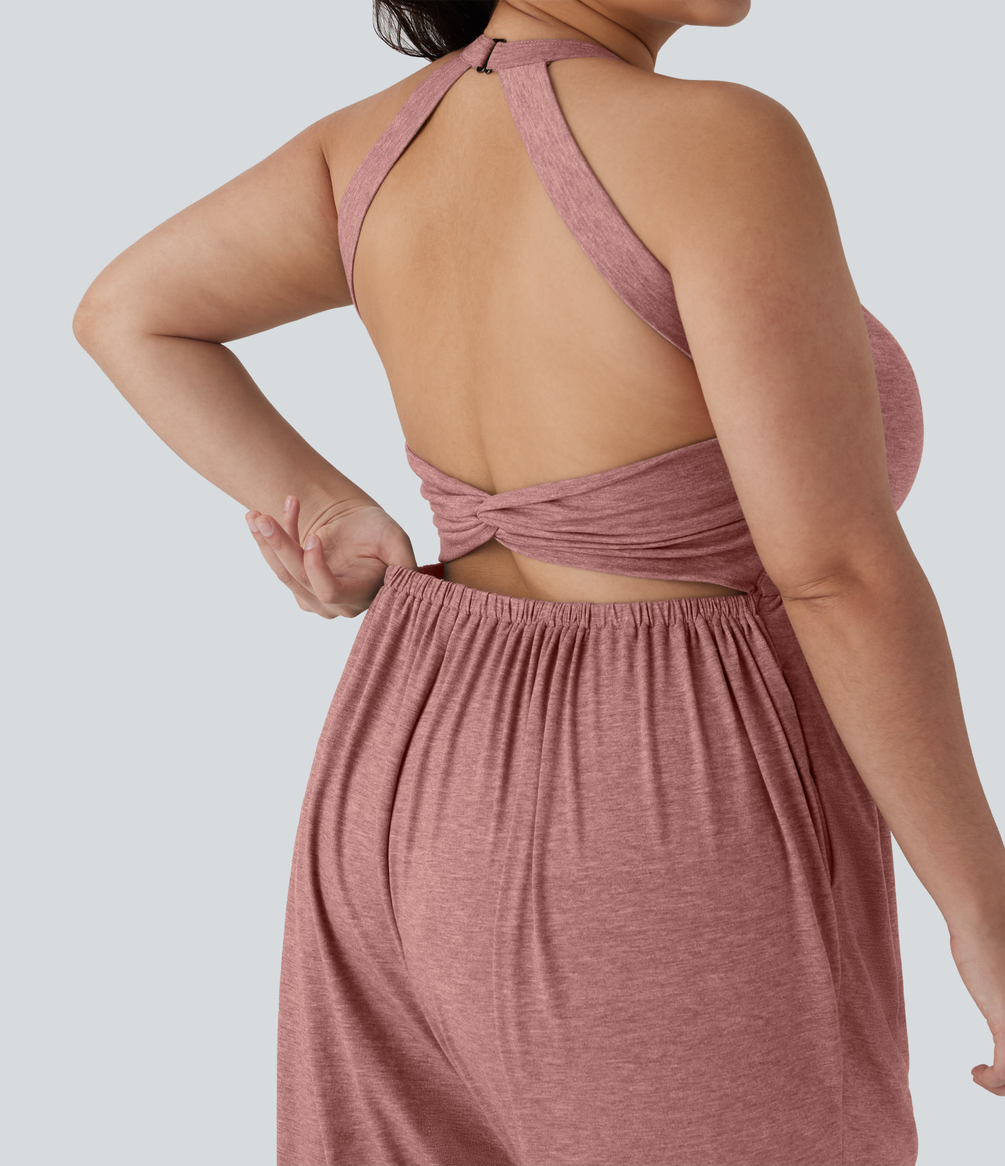 Harem Casual Plus Size Jumpsuit with Pocket-Easy Peezy Edition