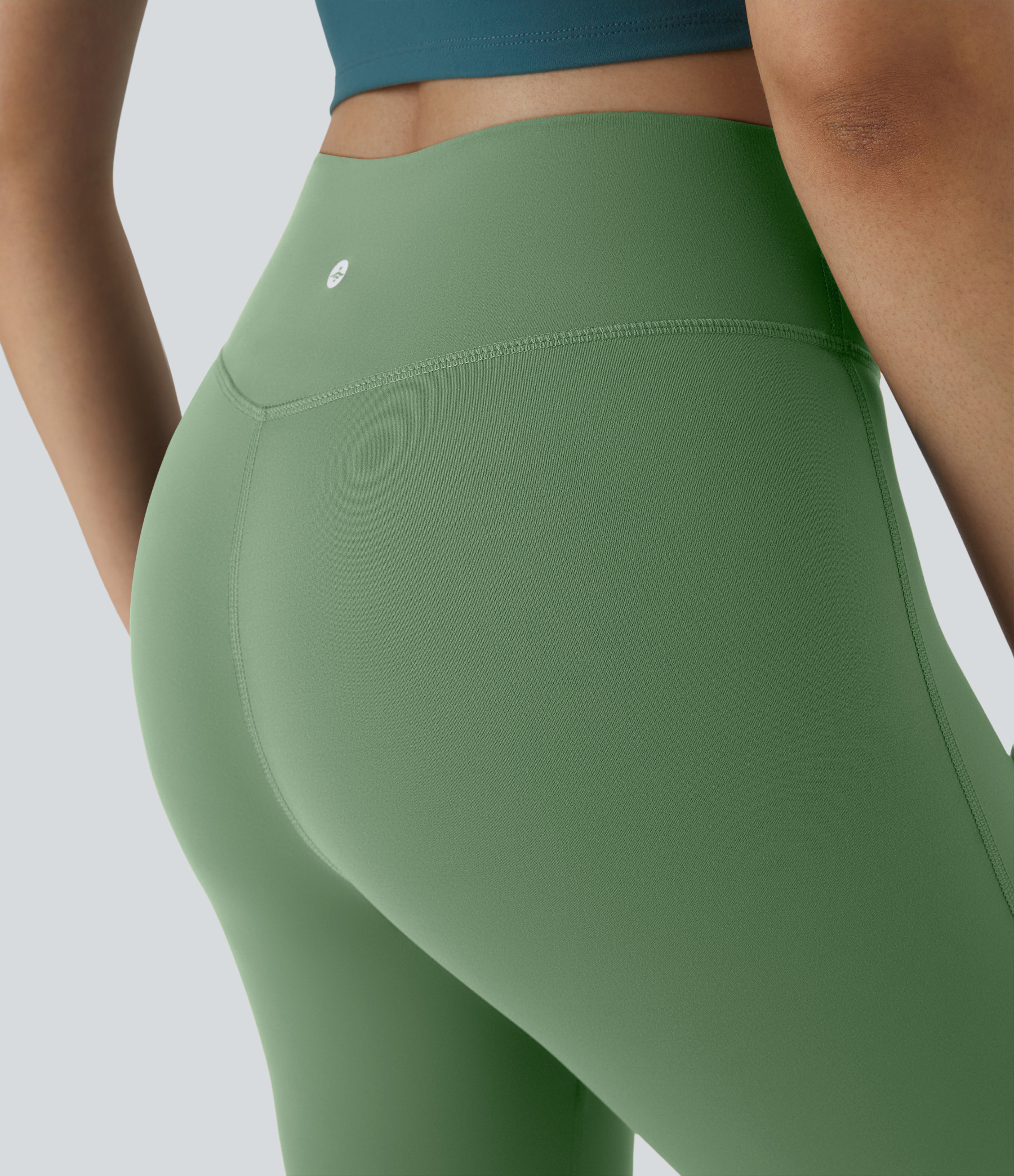DayStretch High Waisted Crossover Flare Yoga Leggings