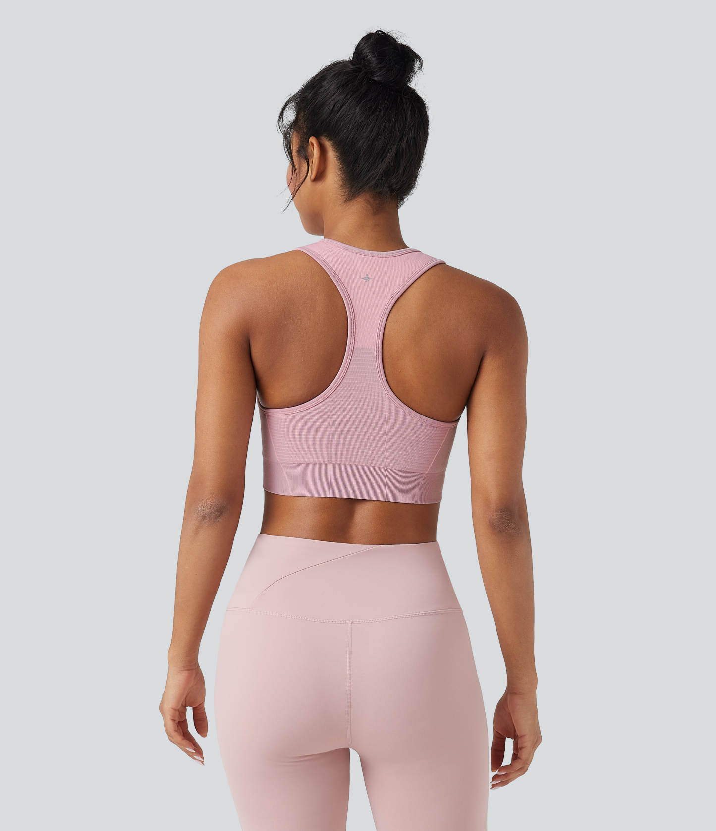OneForm Seamless Flow Low Support Racerback Yoga Sports Bra