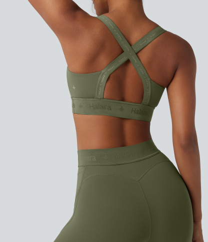 Medium Support Quick Dry Running Sports Bra