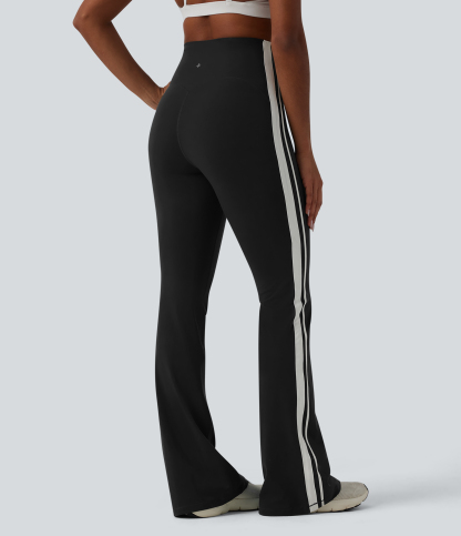 Halara UltraSculpt™ High-waisted Tummy Control Side Stripe Yoga 7/8 Flare Leggings