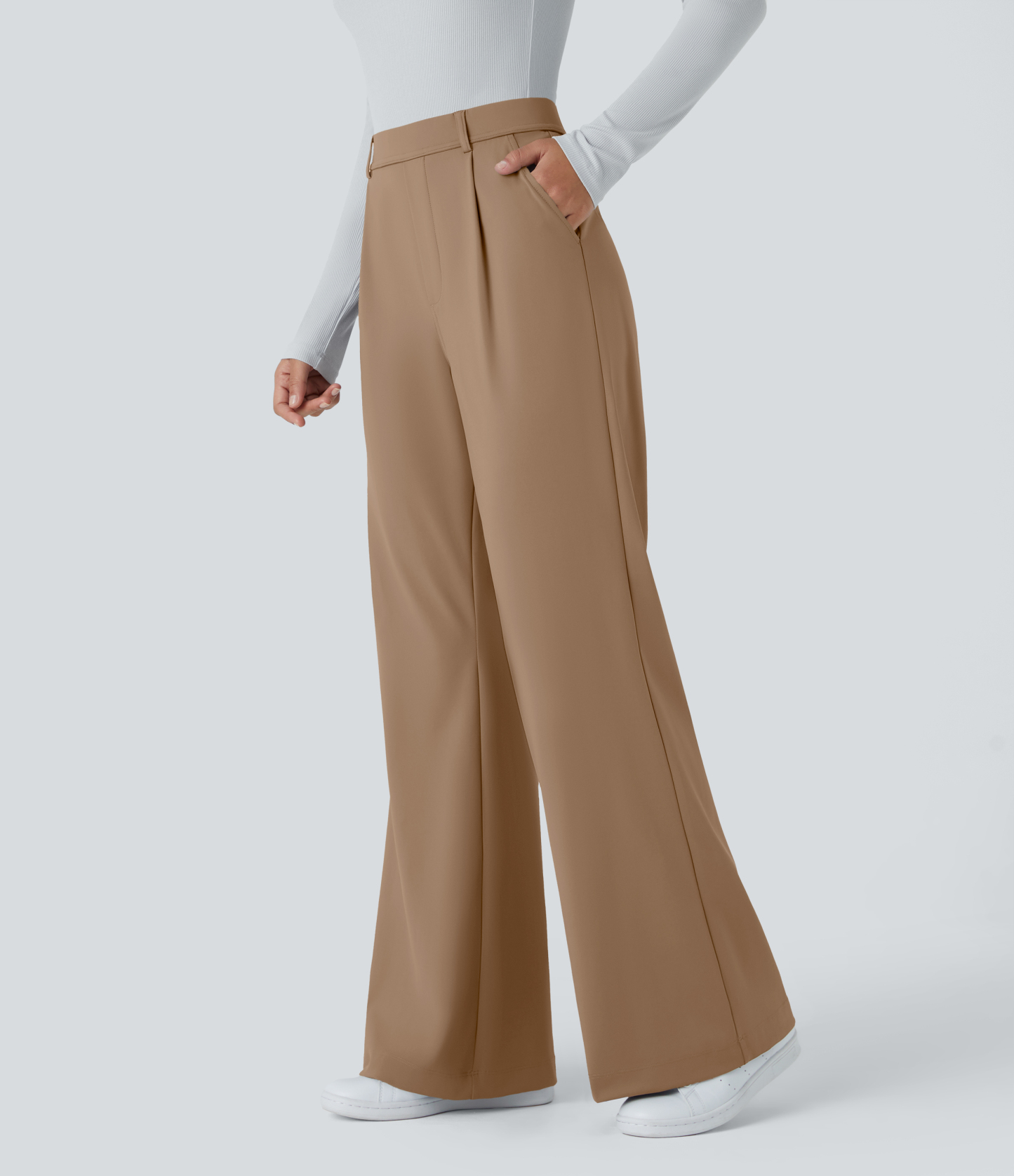 DayStretch High Waisted Pocket Work Flare Pants