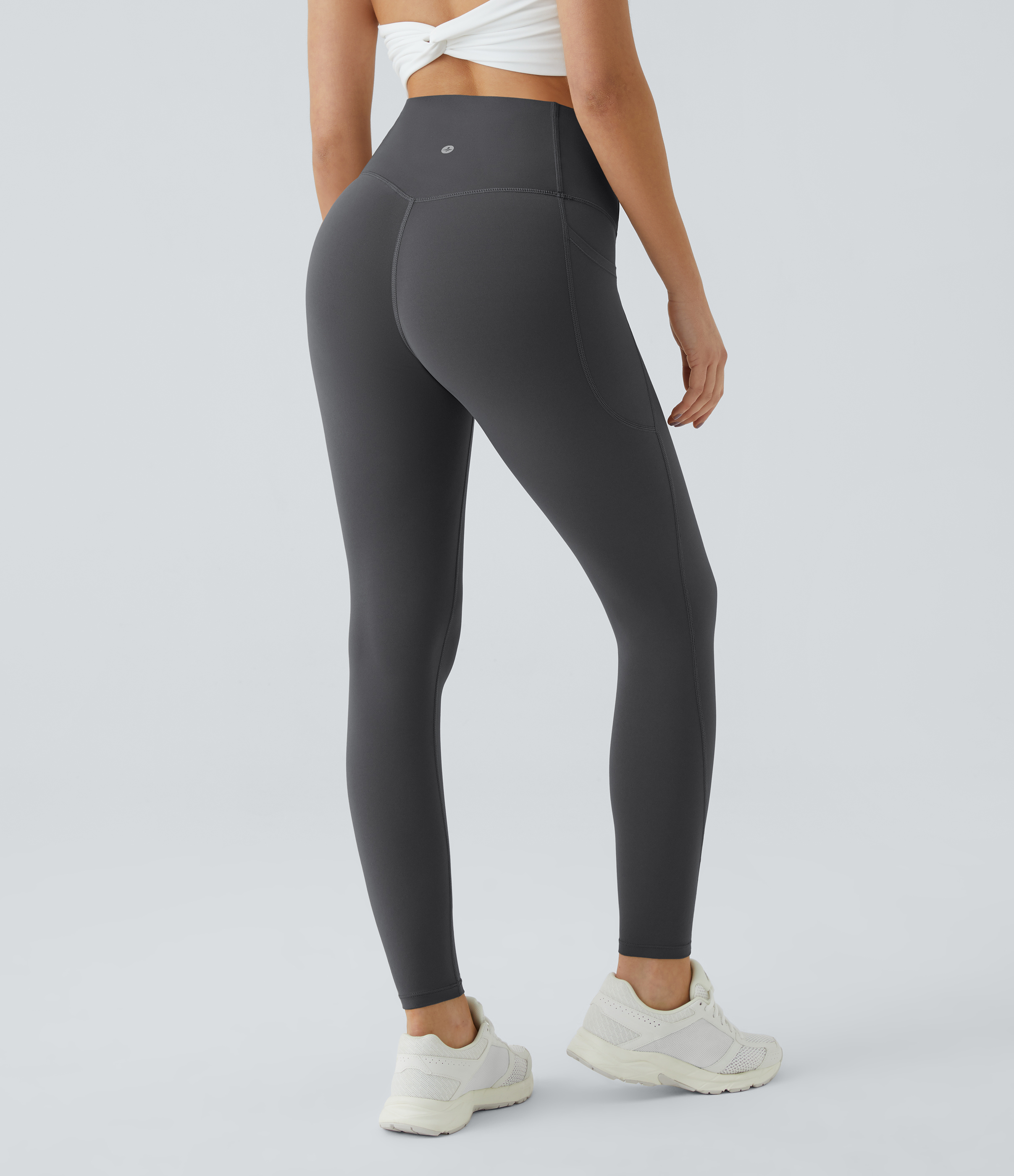 High Waisted Tummy Control Pocket Shaping Training Leggings