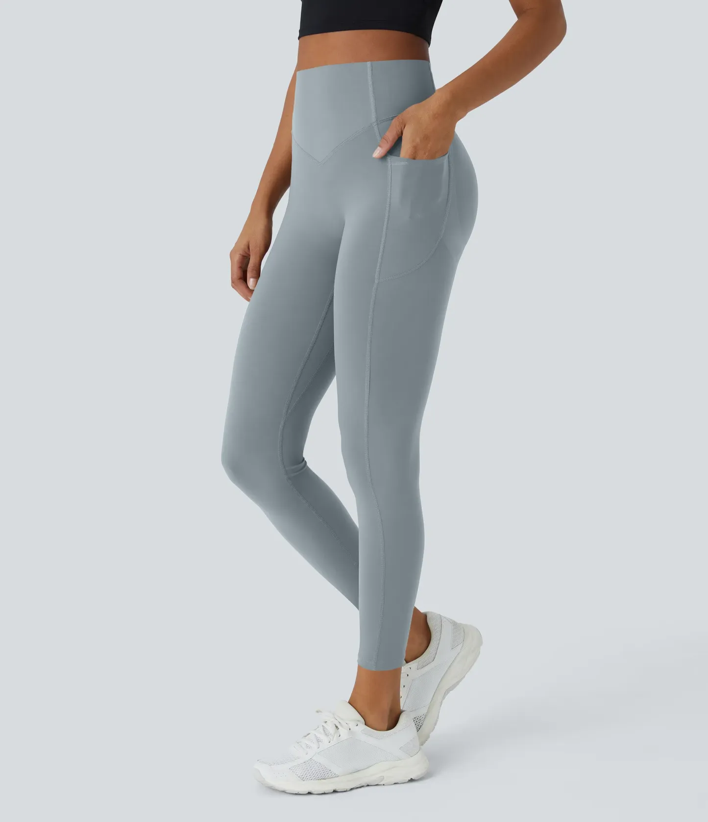 High Waisted Scrunch Butt Lifting Tummy Control Pocket Shaping Training Leggings