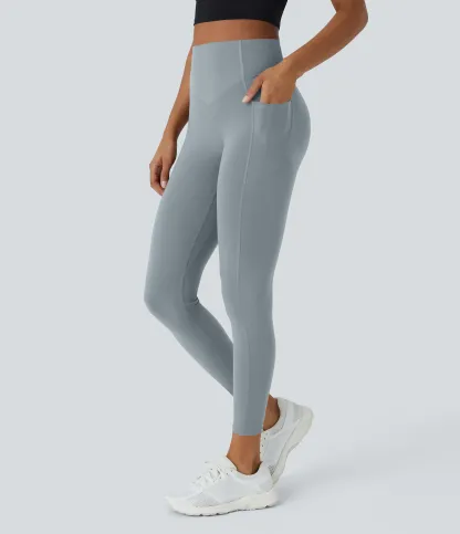 High Waisted Scrunch Butt Lifting Tummy Control Pocket Shaping Training Leggings