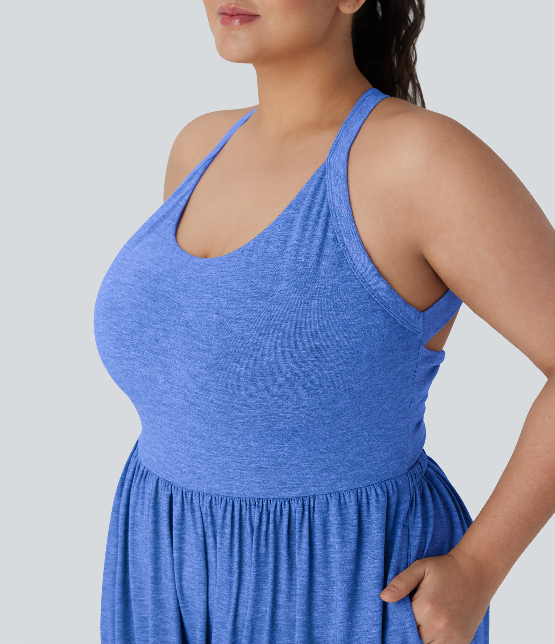 Harem Casual Plus Size Jumpsuit with Pocket-Easy Peezy Edition