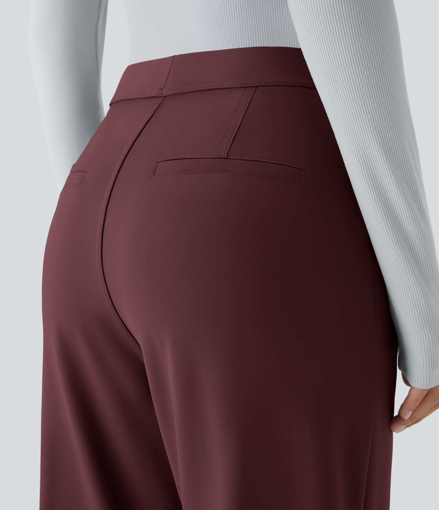 DayStretch High Waisted Pocket Work Flare Pants