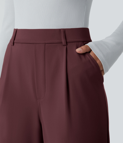 DayStretch High Waisted Pocket Work Flare Pants