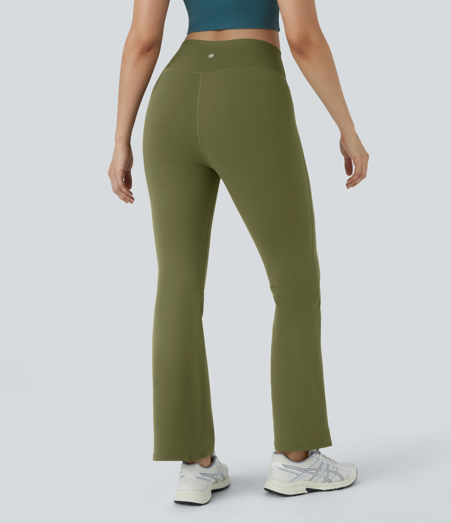 DayStretch High Waisted Crossover Flare Yoga Leggings