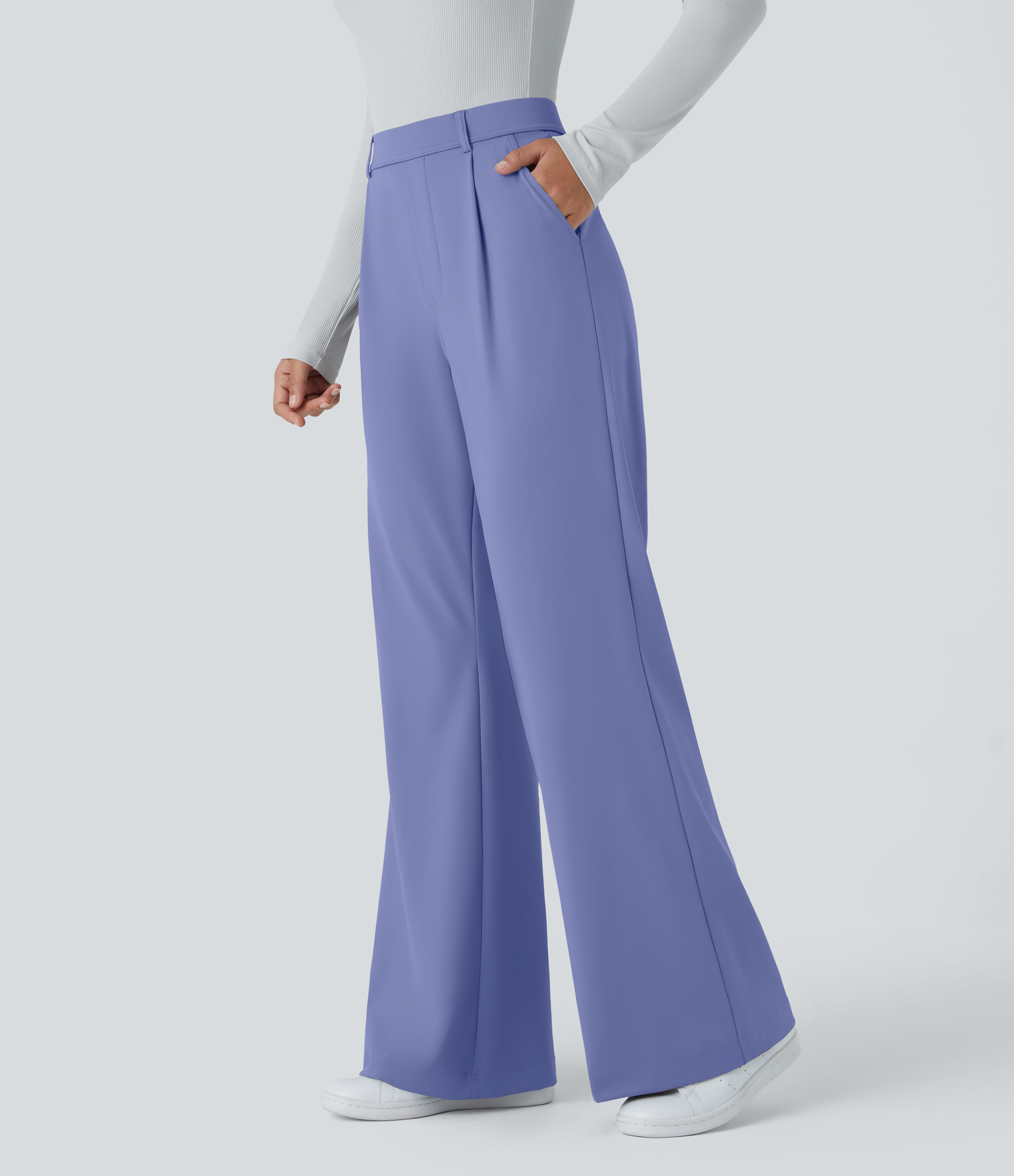 DayStretch High Waisted Pocket Work Flare Pants