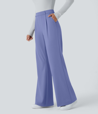 DayStretch High Waisted Pocket Work Flare Pants