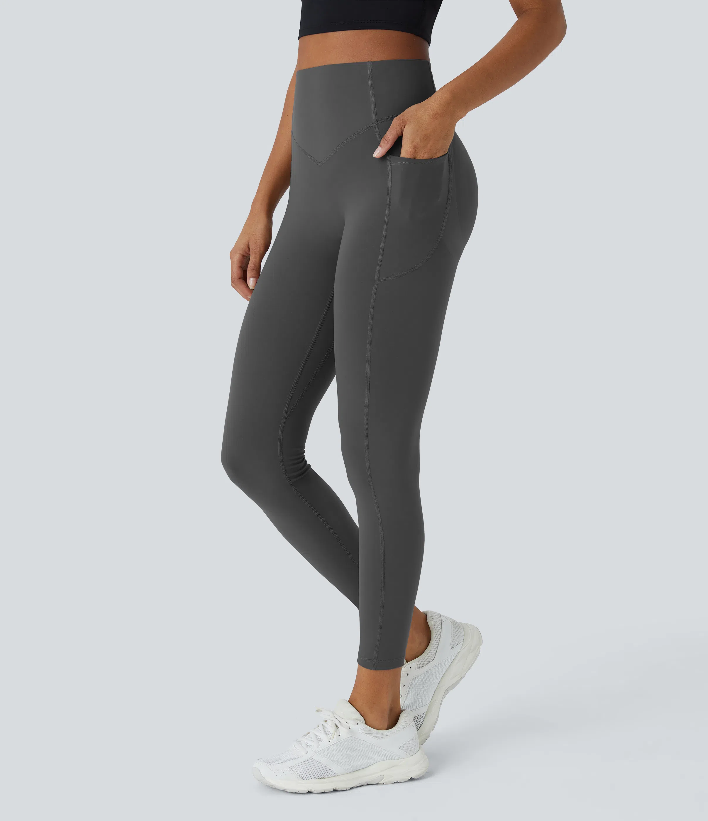 High Waisted Scrunch Butt Lifting Tummy Control Pocket Shaping Training Leggings