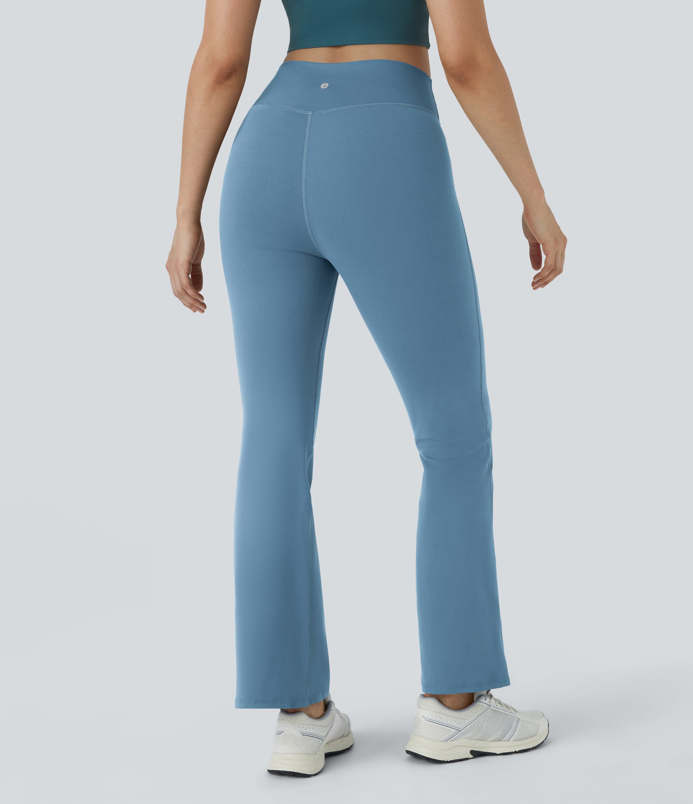 DayStretch High Waisted Crossover Flare Yoga Leggings
