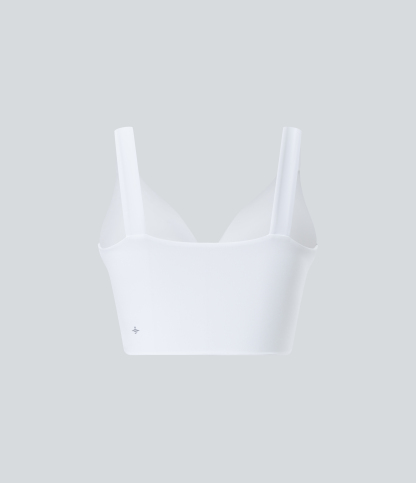 SoftlyZero™ Airy Low Support Cut Out Cool Touch Yoga Sports Bra D-F Cups-UPF50+