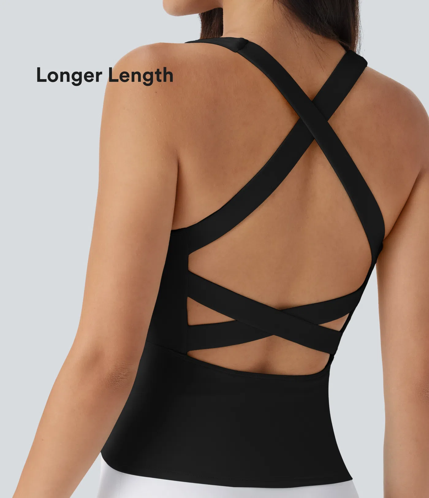 Breathable Square Collar Short Cool Touch Running Vest-extended-UPF50