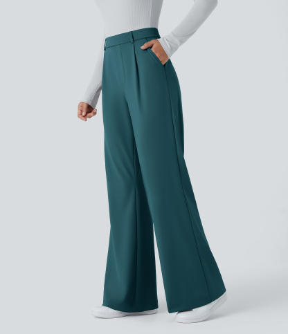 DayStretch High Waisted Pocket Work Flare Pants
