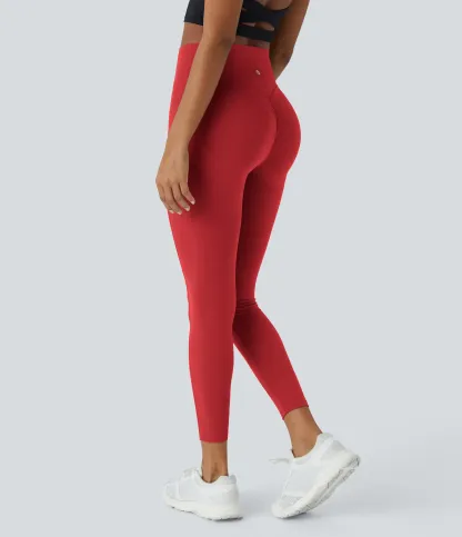 High Waisted Scrunch Butt Lifting Tummy Control Pocket Shaping Training Leggings