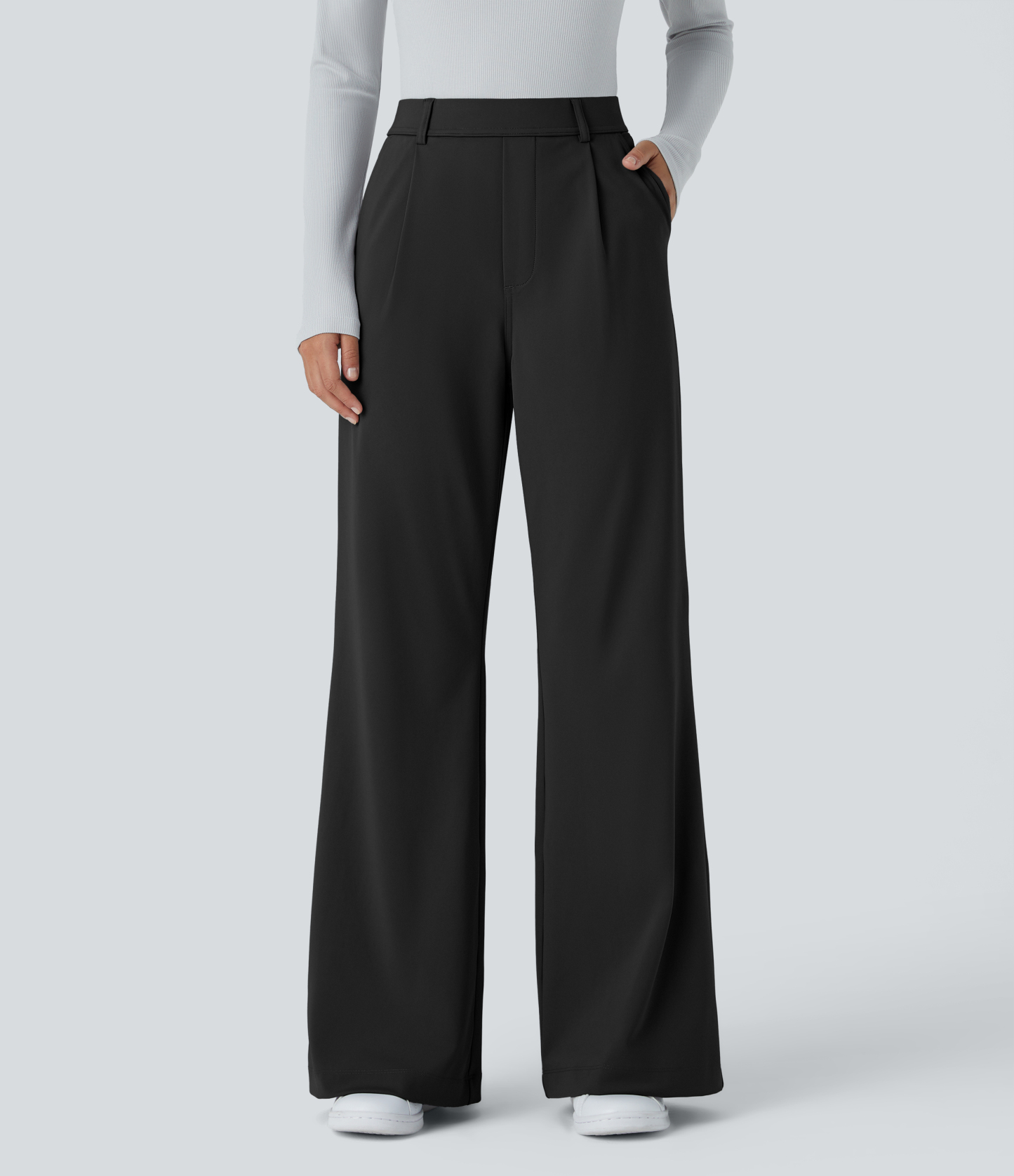 DayStretch High Waisted Pocket Work Flare Pants