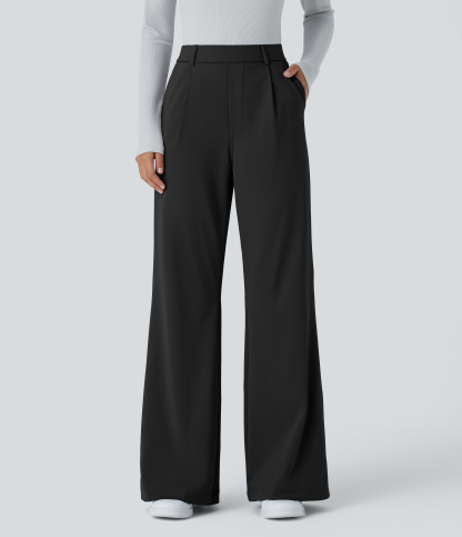 DayStretch High Waisted Pocket Work Flare Pants
