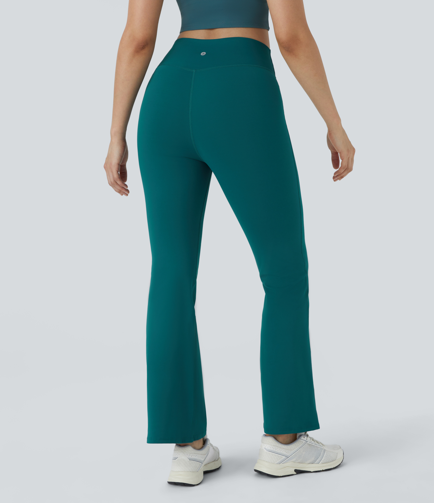 DayStretch High Waisted Crossover Flare Yoga Leggings