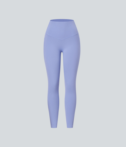 High Waisted Tummy Control Pocket Shaping Training Leggings