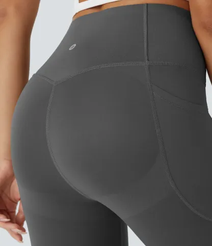 High Waisted Butt Lifting Tummy Control Pocket Shaping Workout Leggings