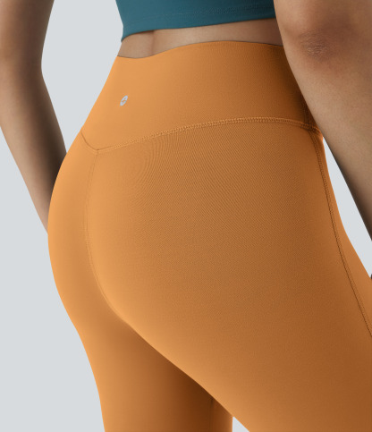 DayStretch High Waisted Crossover Flare Yoga Leggings