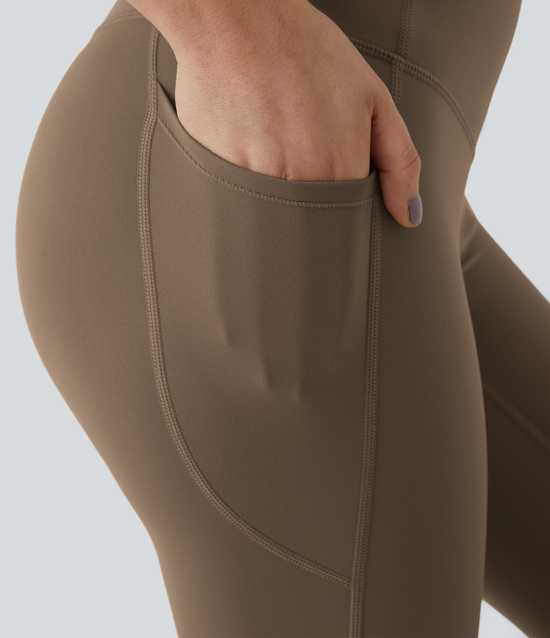 High Waisted Tummy Control Pocket Shaping Training Leggings