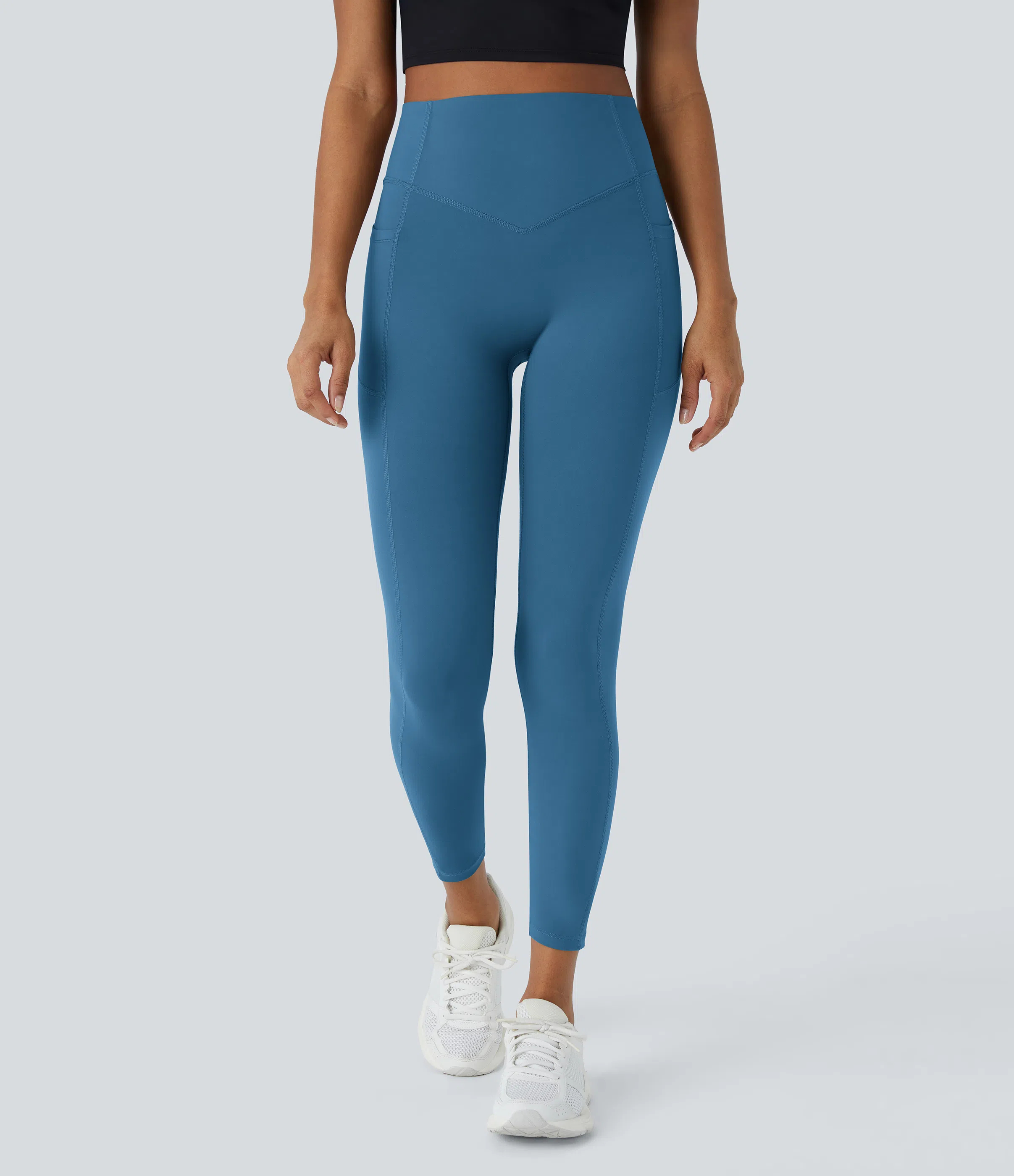 High Waisted Scrunch Butt Lifting Tummy Control Pocket Shaping Training Leggings