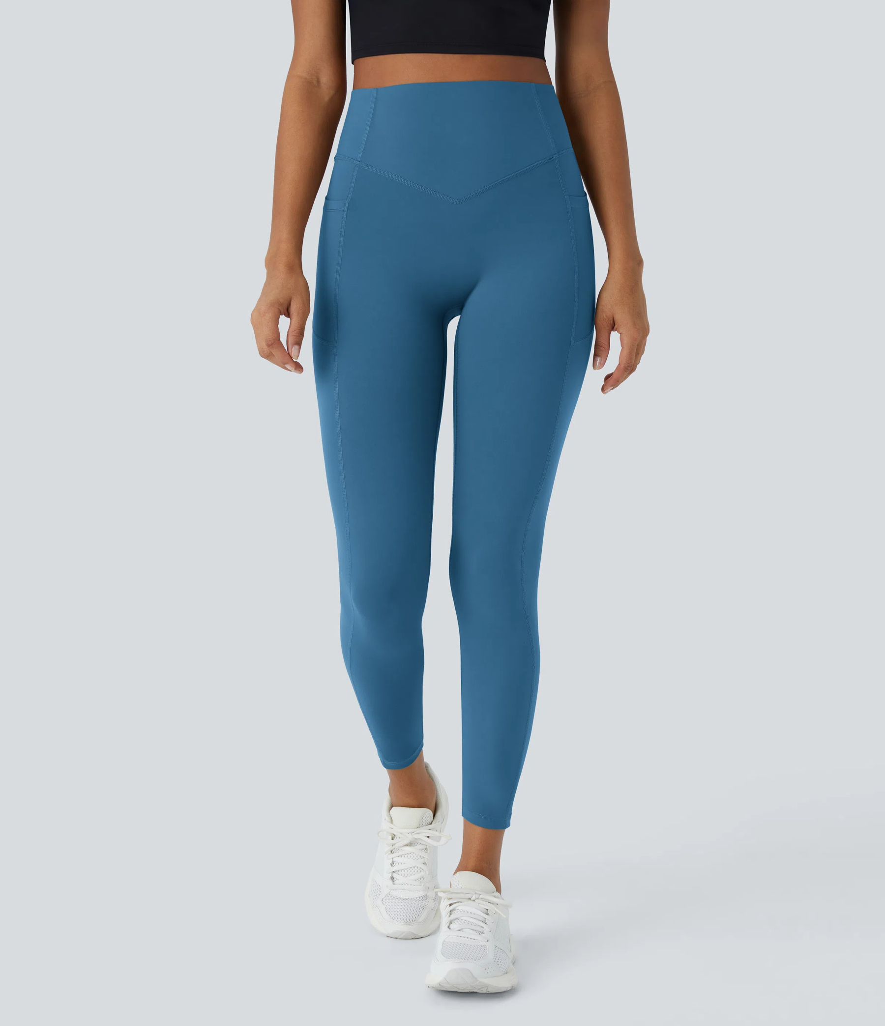 High Waisted Scrunch Butt Lifting Tummy Control Pocket Shaping Training Leggings
