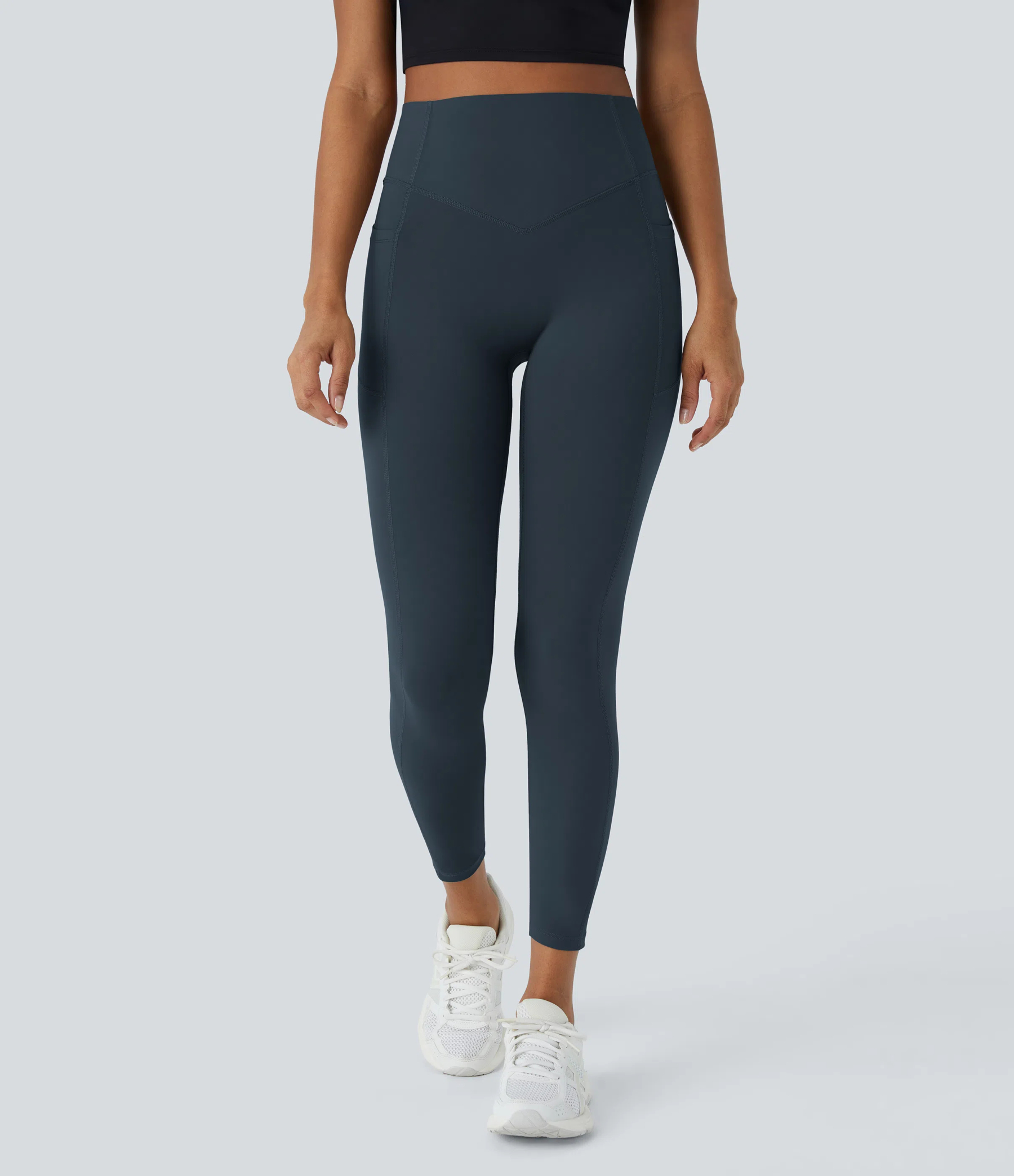 High Waisted Scrunch Butt Lifting Tummy Control Pocket Shaping Training Leggings