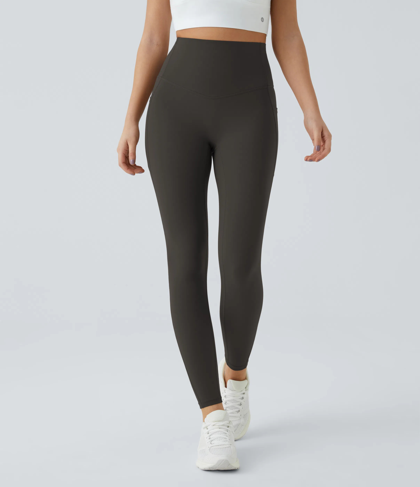 High Waisted Tummy Control Pocket Shaping Training Leggings