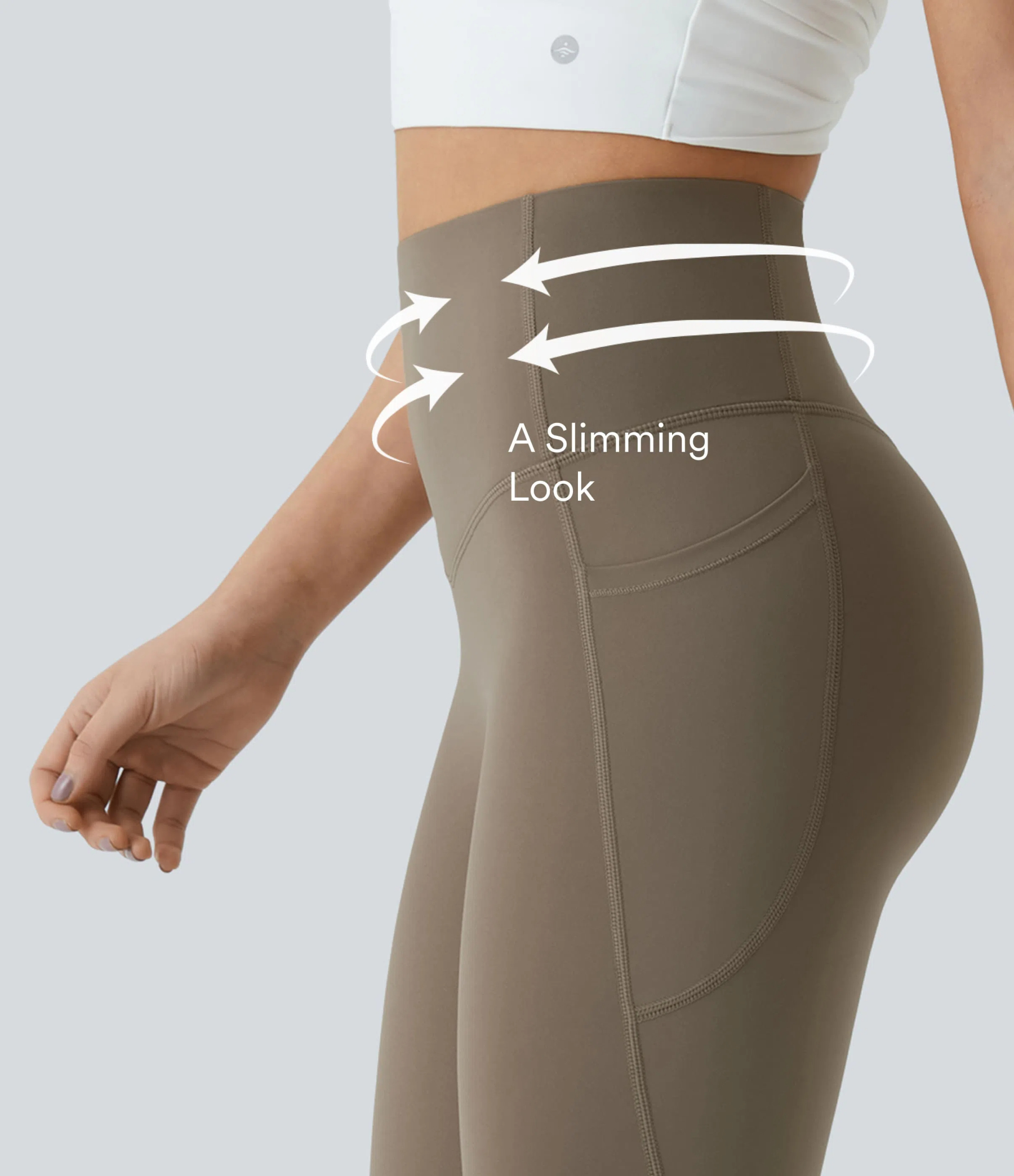 High Waisted Tummy Control Pocket Shaping Training Leggings