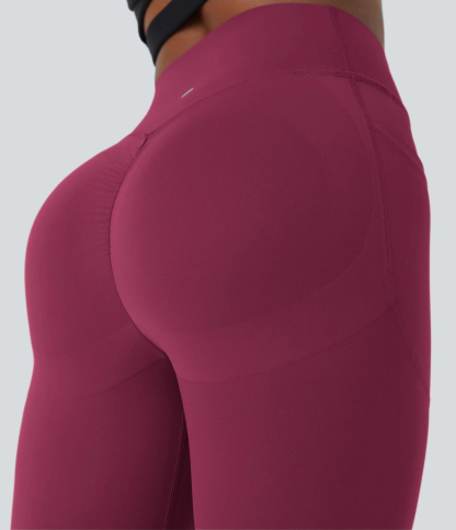 High Waisted Scrunch Butt Lifting Tummy Control Pocket Shaping Training Leggings