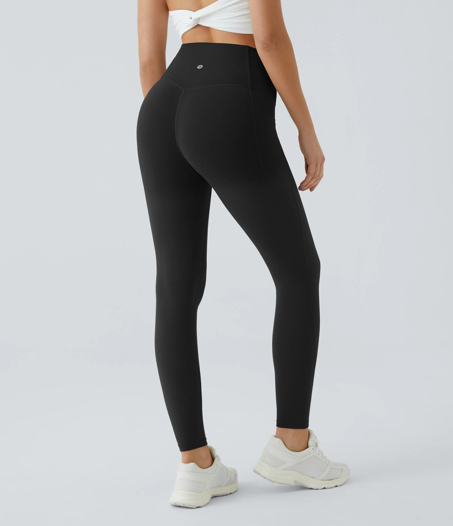 High Waisted Tummy Control Pocket Shaping Training Leggings