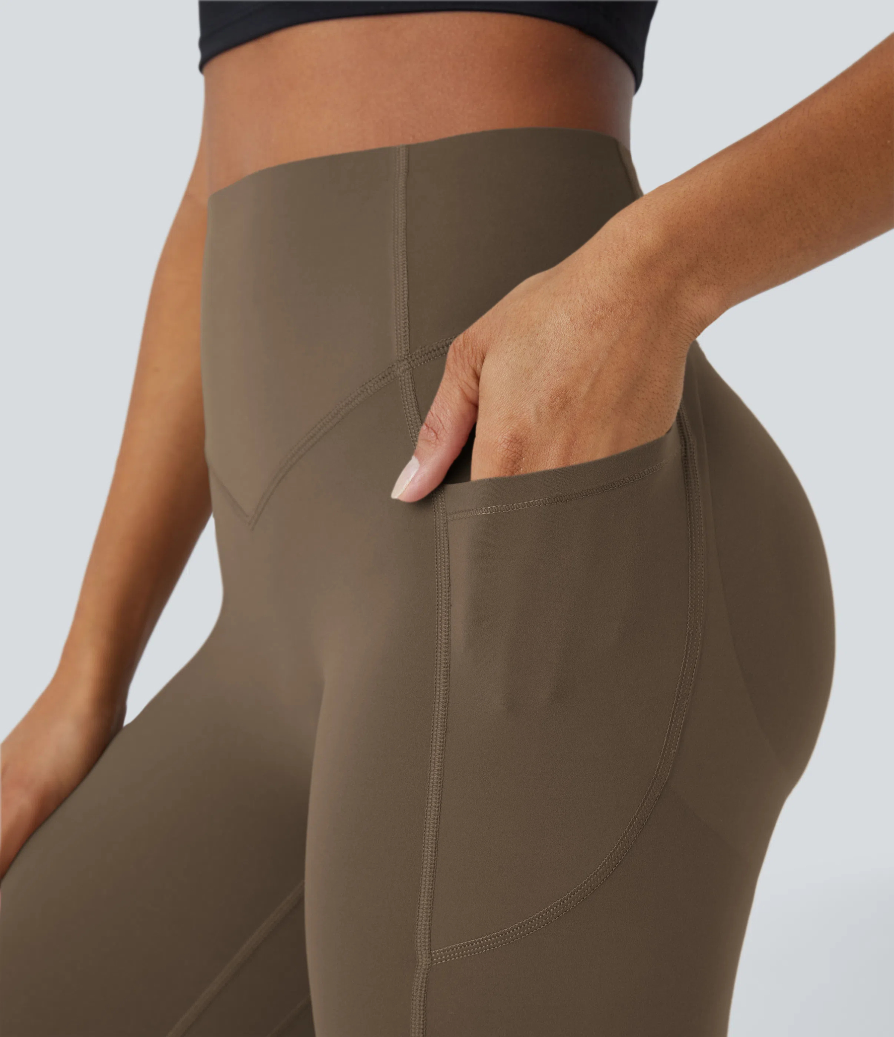 High Waisted Scrunch Butt Lifting Tummy Control Pocket Shaping Training Leggings